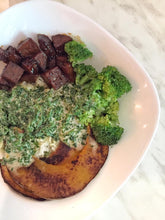 Load image into Gallery viewer, BBQ Seitan Rice Bowl -  Green Bar.