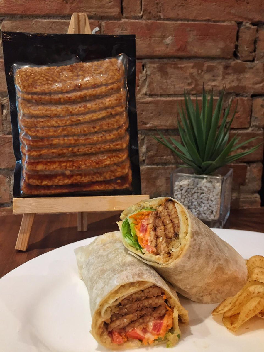 Frozen Tempeh Bacun PlantBased Vegan Food Green Bar