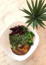 Load image into Gallery viewer, BBQ Seitan Rice Bowl -  Green Bar.