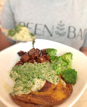 Load image into Gallery viewer, BBQ Seitan Rice Bowl -  Green Bar.