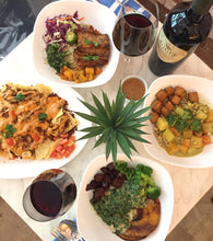 Load image into Gallery viewer, BBQ Seitan Rice Bowl -  Green Bar.