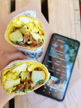 Load image into Gallery viewer, Breakfast Burrito -  Green Bar.